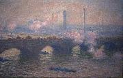 Claude Monet Waterloo Bridge Sweden oil painting artist